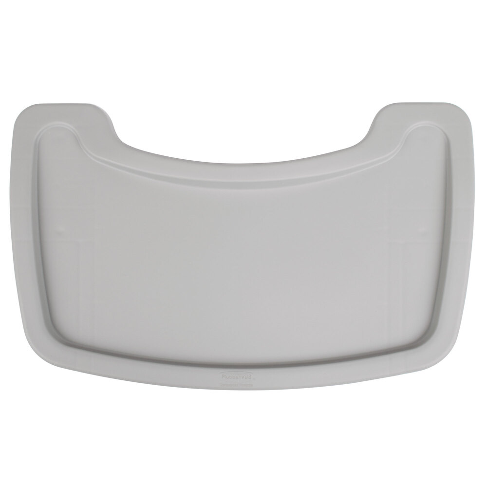 Rubbermaid FG781588PLAT Platinum Restaurant High Chair Tray