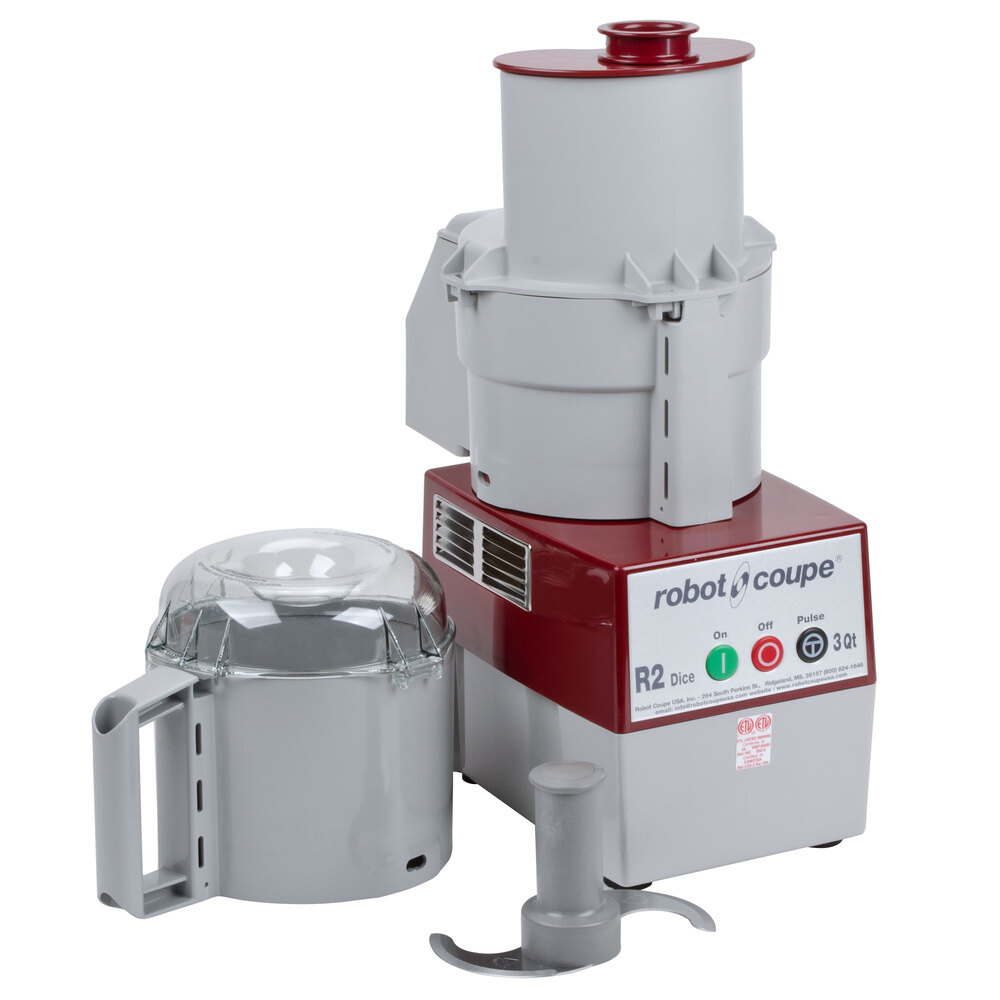 Robot Coupe R2 Dice Combination Continuous Feed Food Processor / Dicer