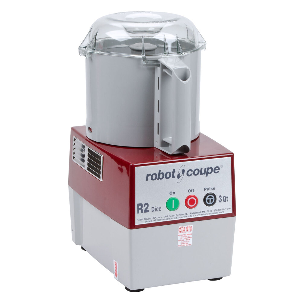 Robot Coupe R2 Dice Combination Continuous Feed Food Processor / Dicer