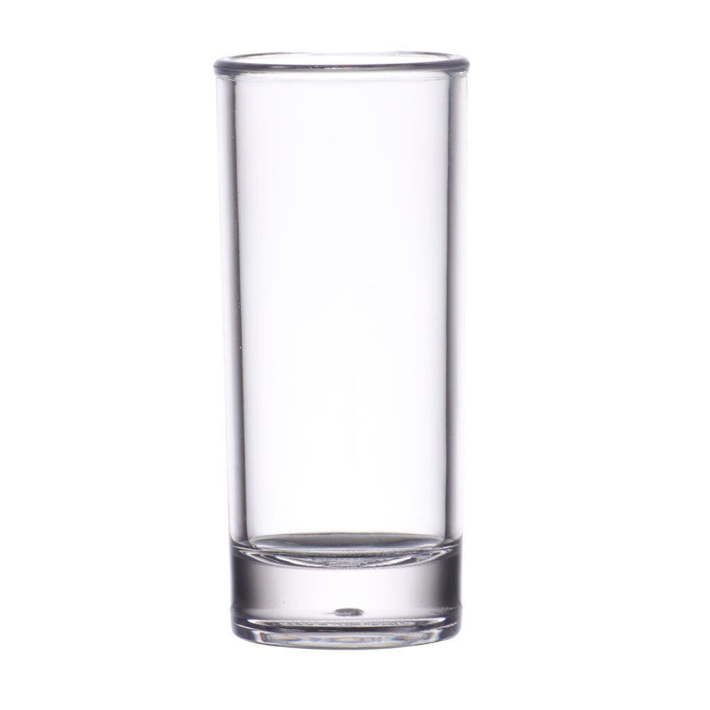 GET SW1408 (SW1408) SAN Plastic 3 oz. Shooter / Dessert Shot Glass