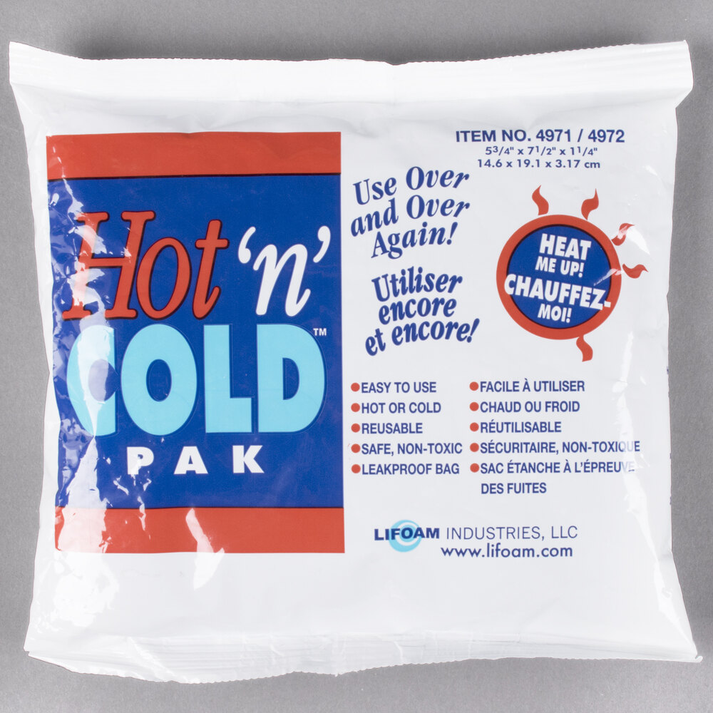Hot or Cold Pack 5 3/4" x 7 1/2" x 1 1/4"