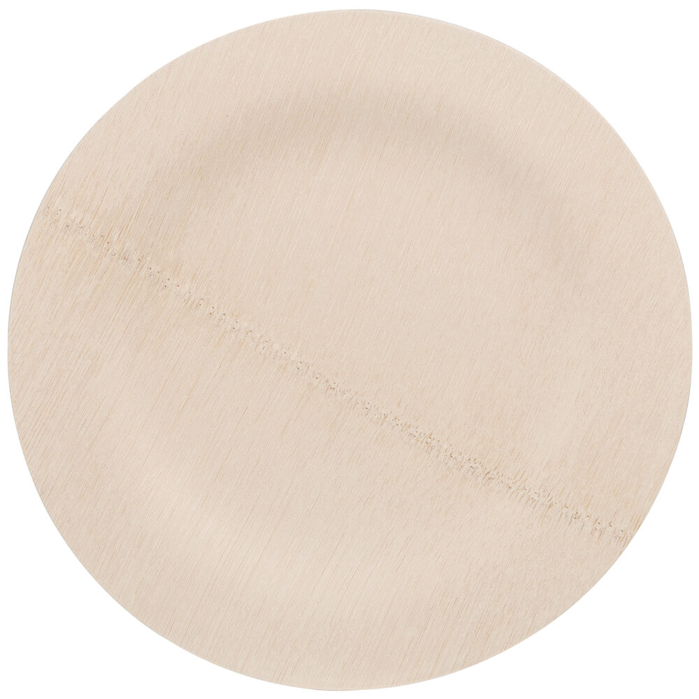 Bamboo Plates 9" Eco Friendly Disposable Bamboo Plate