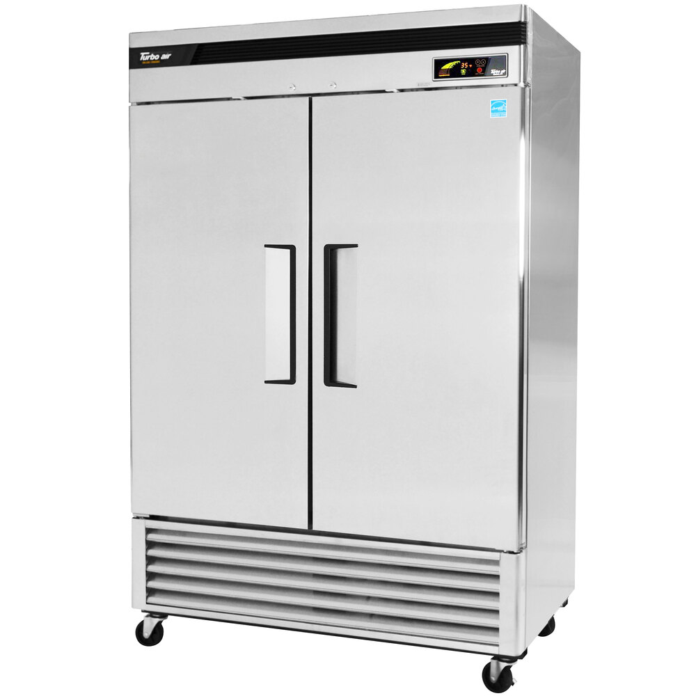 Turbo Air TSR49SD 54" Super Deluxe Two Section Solid Door Reach in