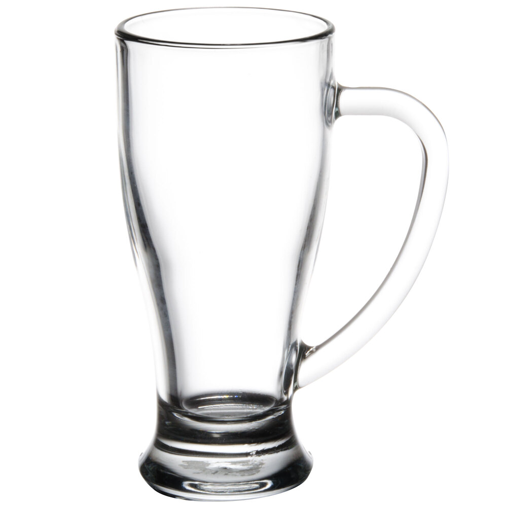 Libbey 5286 14 oz. Clear Glass Cafe Mug 12/Case