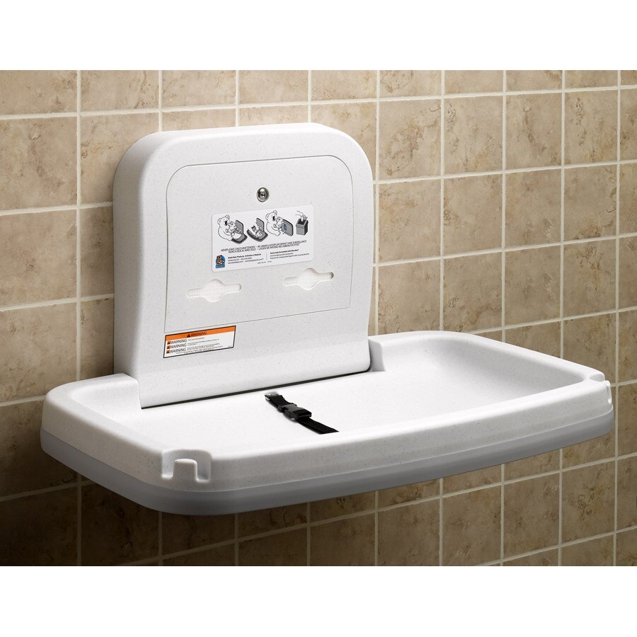 Koala Kare KB20005 Horizontal Baby Changing Station White Granite