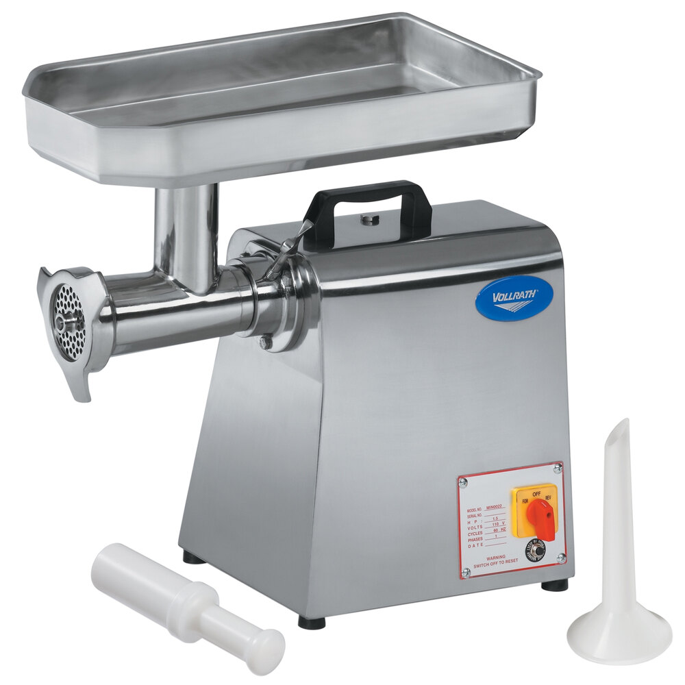 Vollrath 40744 22 Meat Grinder 1 1/2 hp 110V