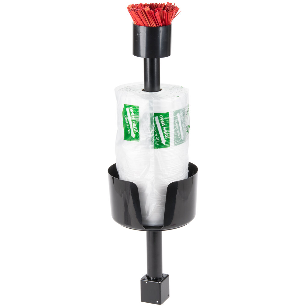 Corner Mounted Produce Bag Holder for Orchard Bins