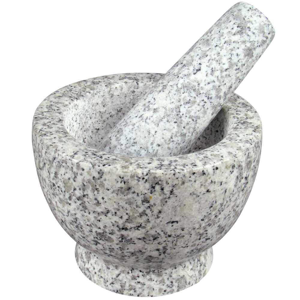 5" Granite Mortar and Pestle Set