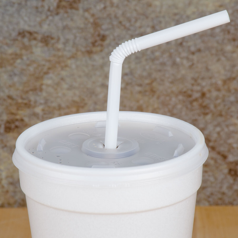 Choice 7 3/4" Wrapped Flex Straw 10,000 / Case