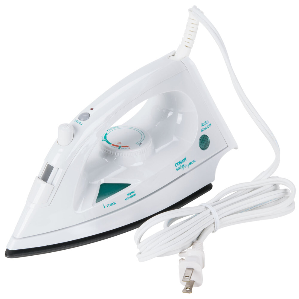 Conair WCI205 Hospitality Iron, Steam & Dry Amenity Room Iron 120V, 1100W