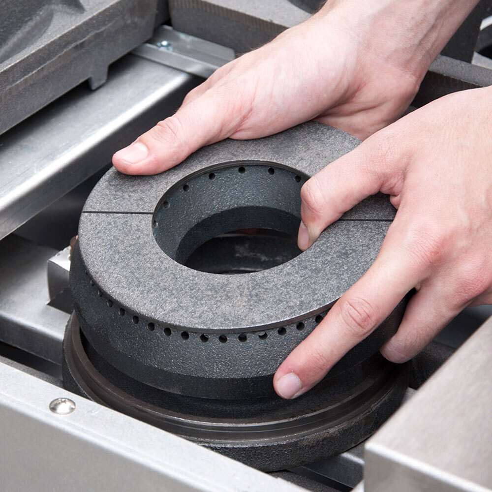 Natural Gas Cooking Performance Group 60CPGV6B24RGS26 6 Burner Gas