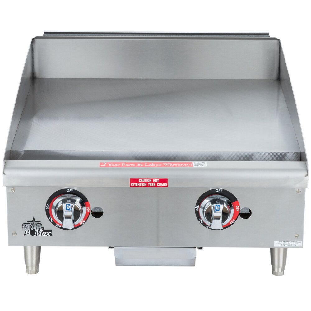 Star Max 624TF 24" Thermostat Controlled Gas Grill Nat / LP Gas 56,600 BTU