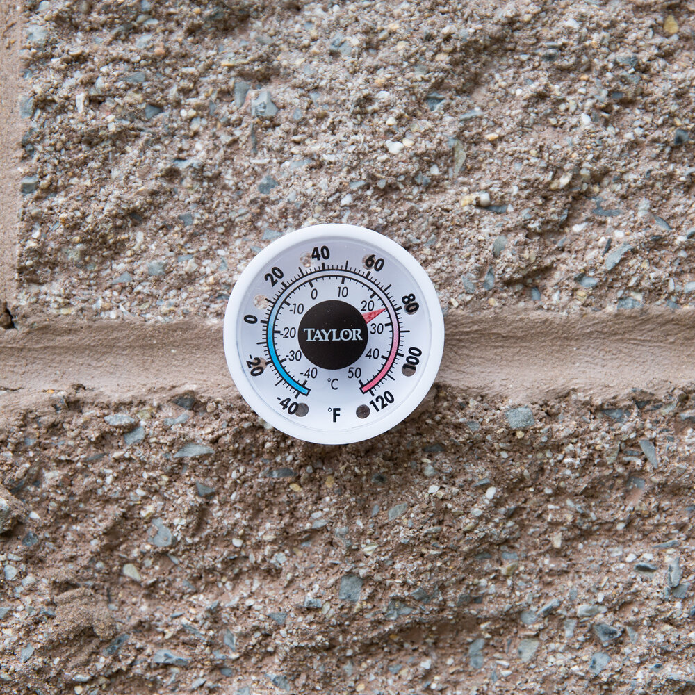 Taylor 5380N 1 3/4" Mini Indoor / Outdoor Thermometer