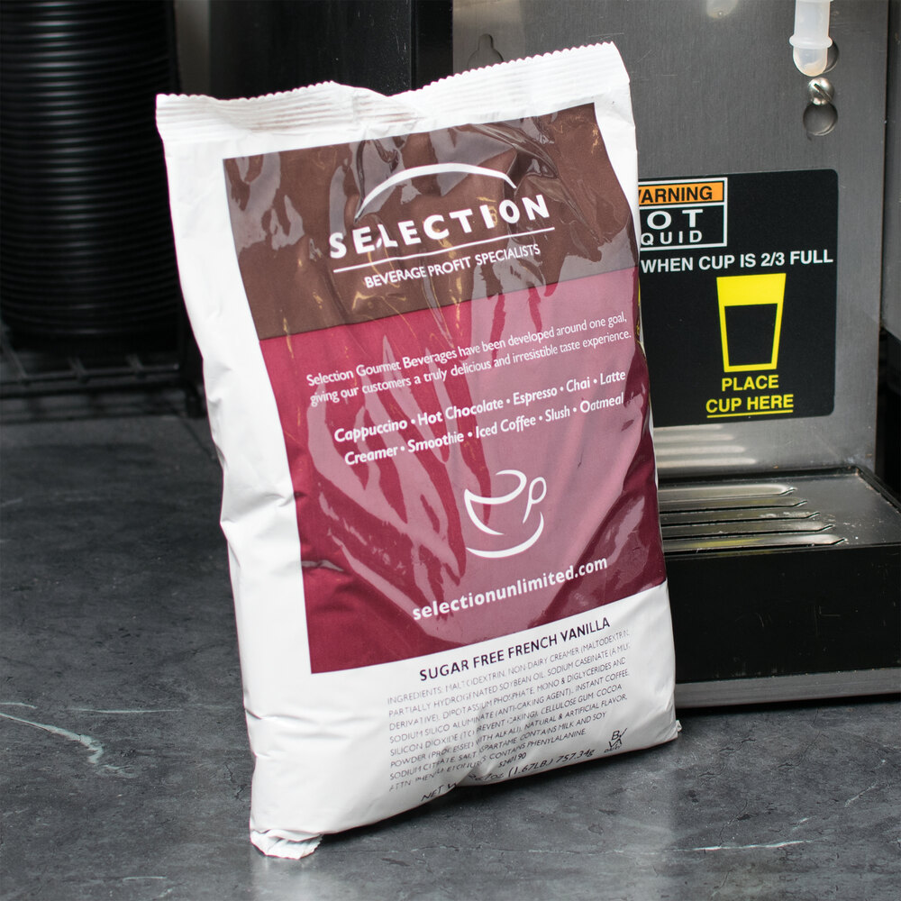 1.67 lb. Sugar-Free French Vanilla Cappuccino Mix