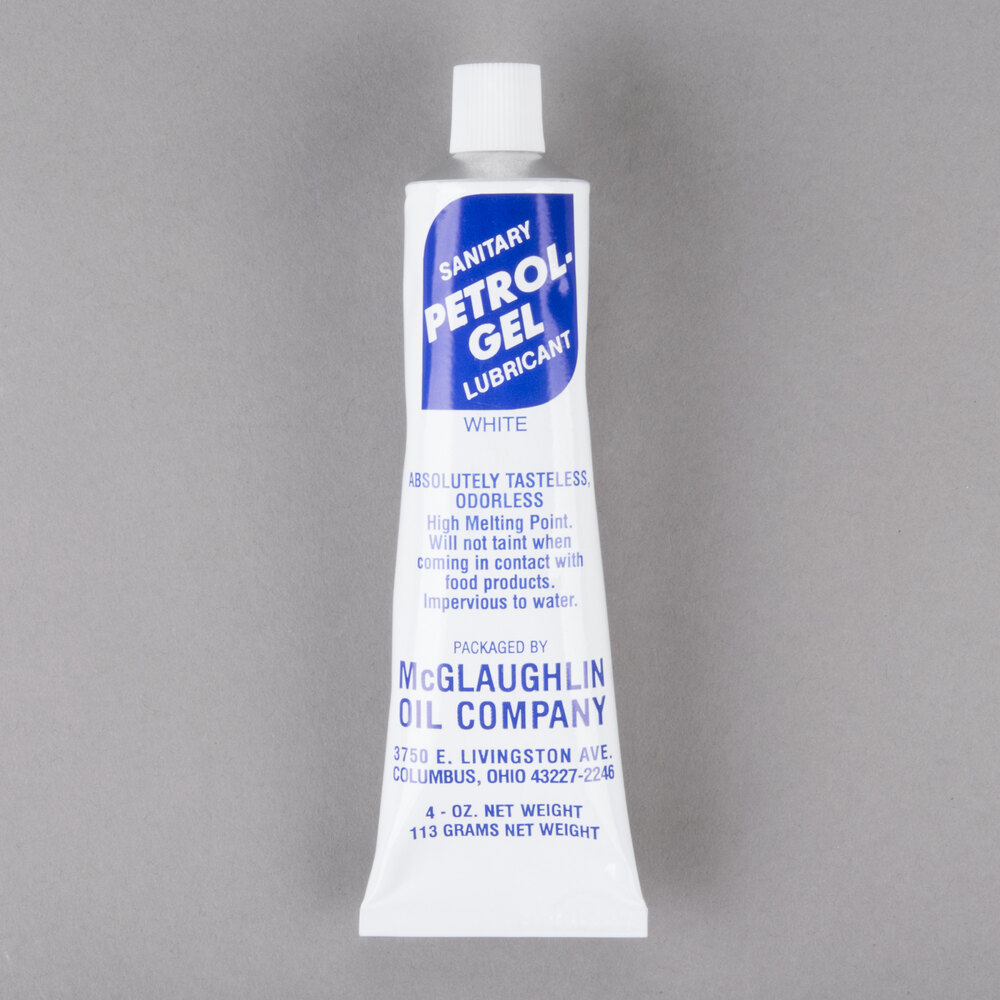 Petrol Gel Sanitary Lubricant Food Grade Petro Gel 4 oz.