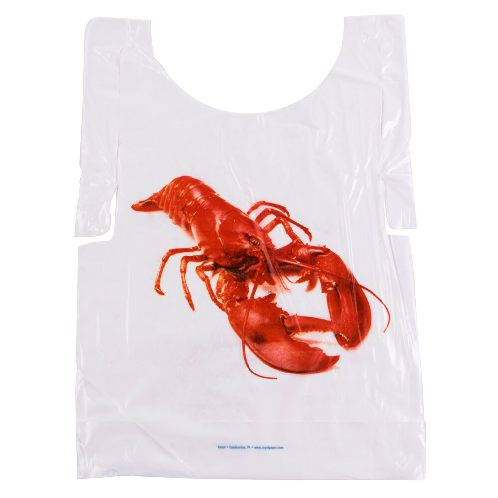 Disposable Lobster Bib 500 / Box