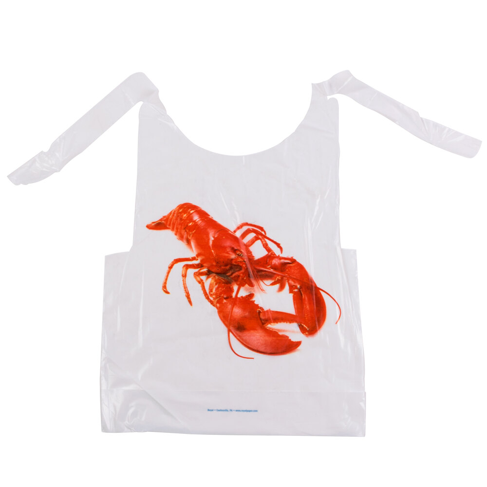 Disposable Lobster Bib 500 / Box