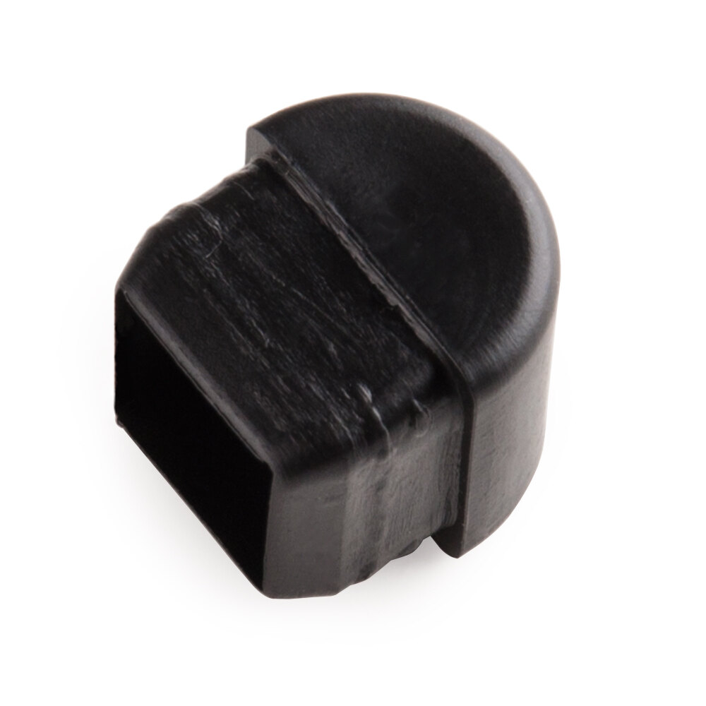 Lancaster Table & Seating Black Plastic Chair Glide for Stackable