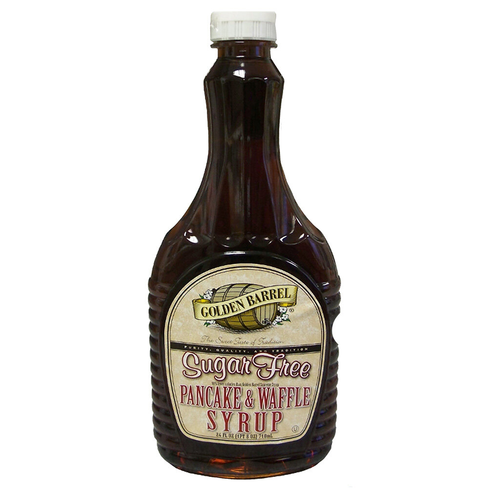 Golden Barrel Sugar Free Pancake and Waffle Syrup 24 oz. Bottle
