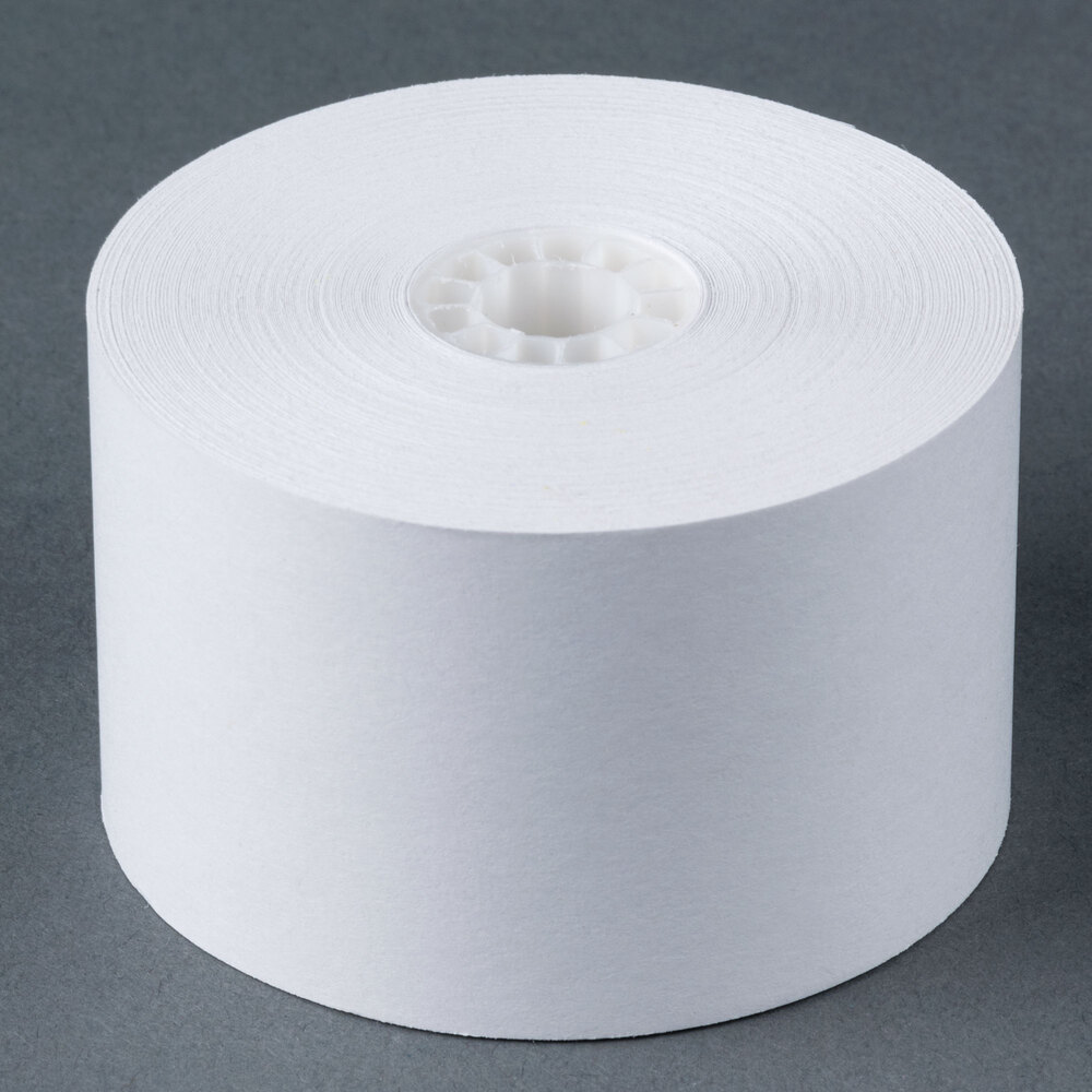 1 23/32" x 150' Traditional Cash Register POS Paper Roll Tape 100/Case