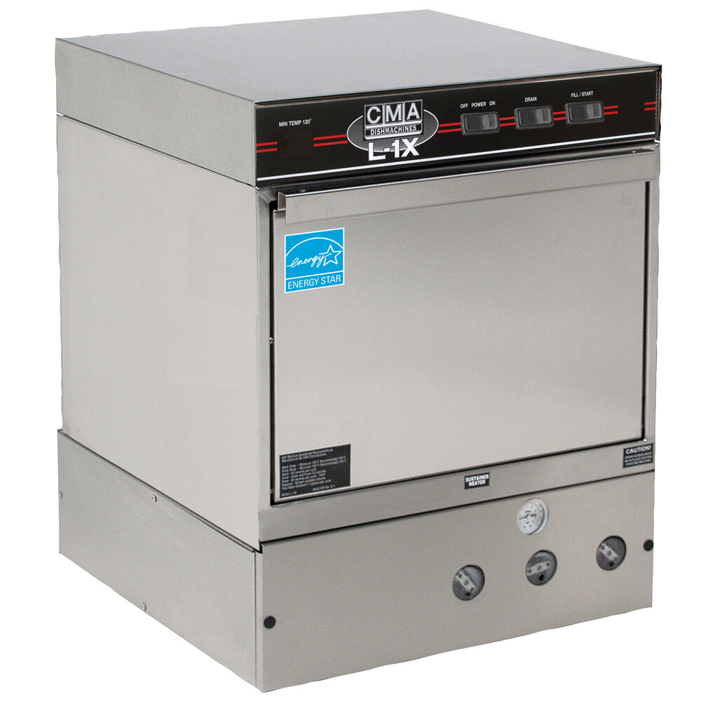 CMA L1X Undercounter Dishwasher Low Temperature 30 Racks / Hour