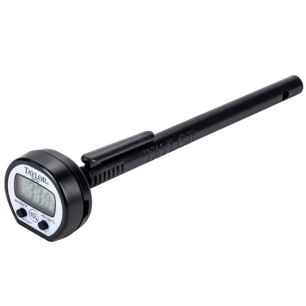 Taylor 9840RB Classic Instant Read Pocket Thermometer with 5" Probe and