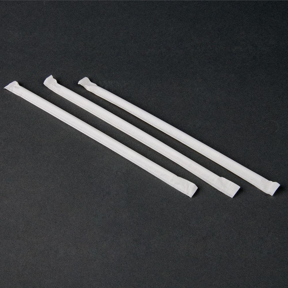 Choice 7 3/4" Wrapped Flex Straw 400 / Box