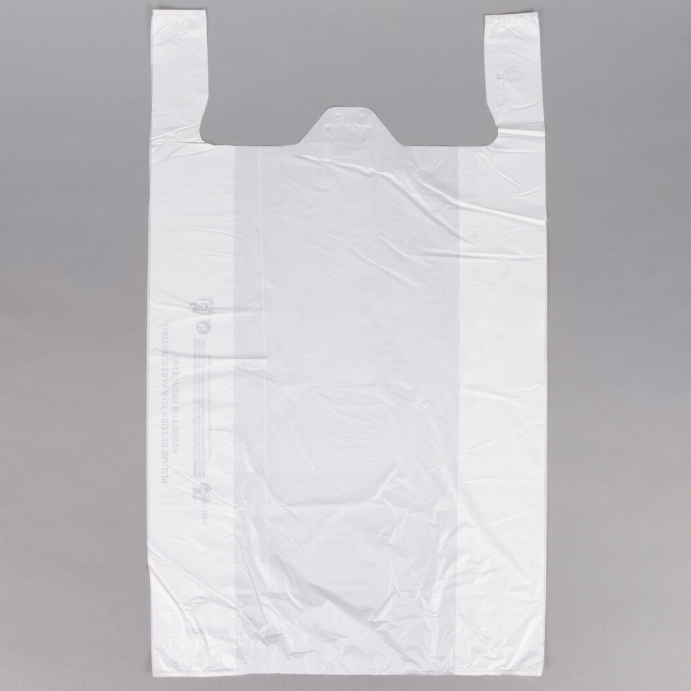 Large White TShirt Bag 450/Case
