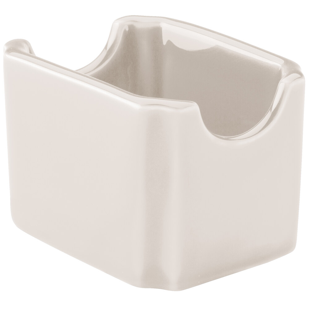 Hall China 7160AWHA White Sugar Packet Holder / Caddy 24/Case