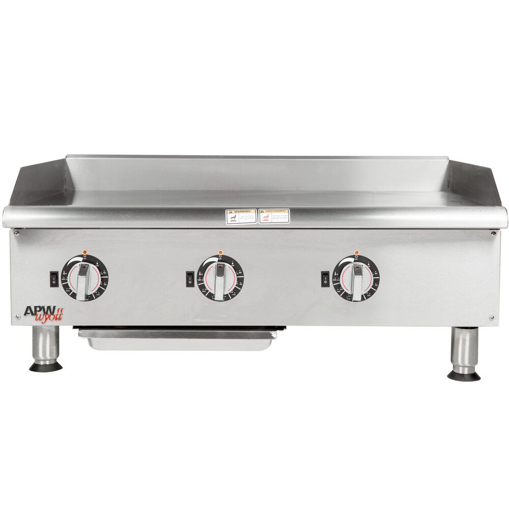 APW Wyott EG36i 36" Electric Countertop Griddle 208V