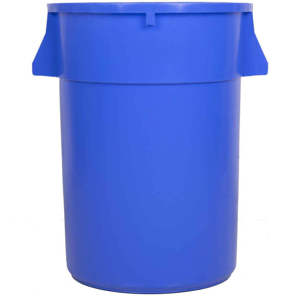 44 Gallon Blue Trash Can
