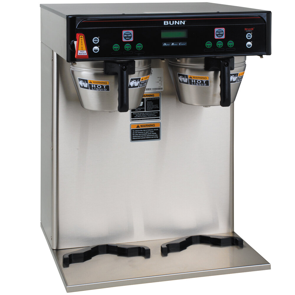 Bunn 37600.0002 BrewWISE ICBTWIN Dual Infusion Series Stainless Steel
