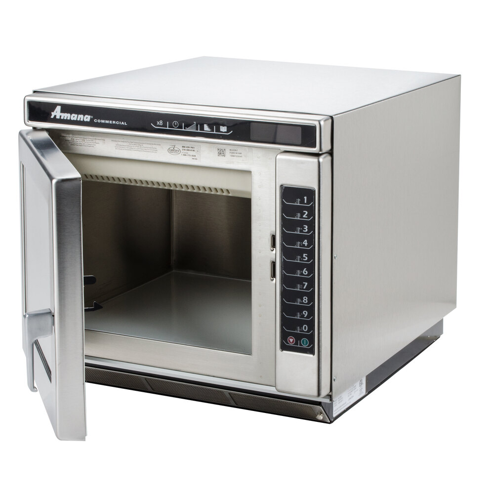 Amana RC22S2 Heavy Duty Stainless Steel Commercial Microwave Oven with
