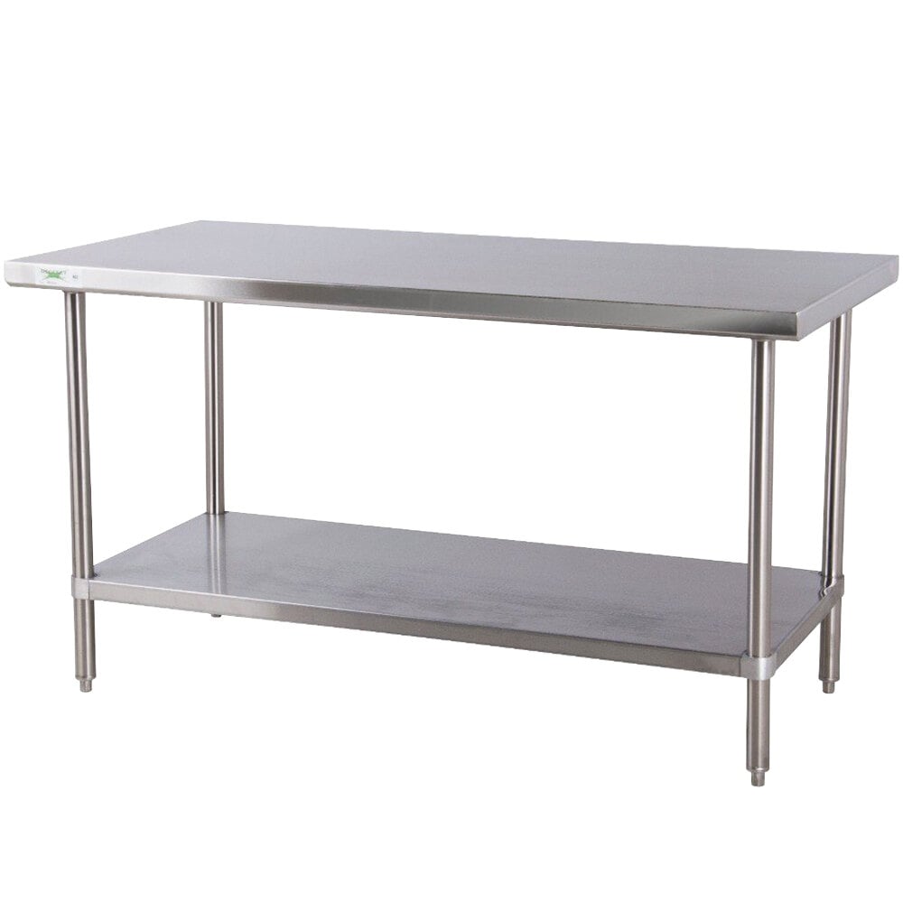Regency 24" x 48" 16Gauge 304 Stainless Steel Commercial Work Table