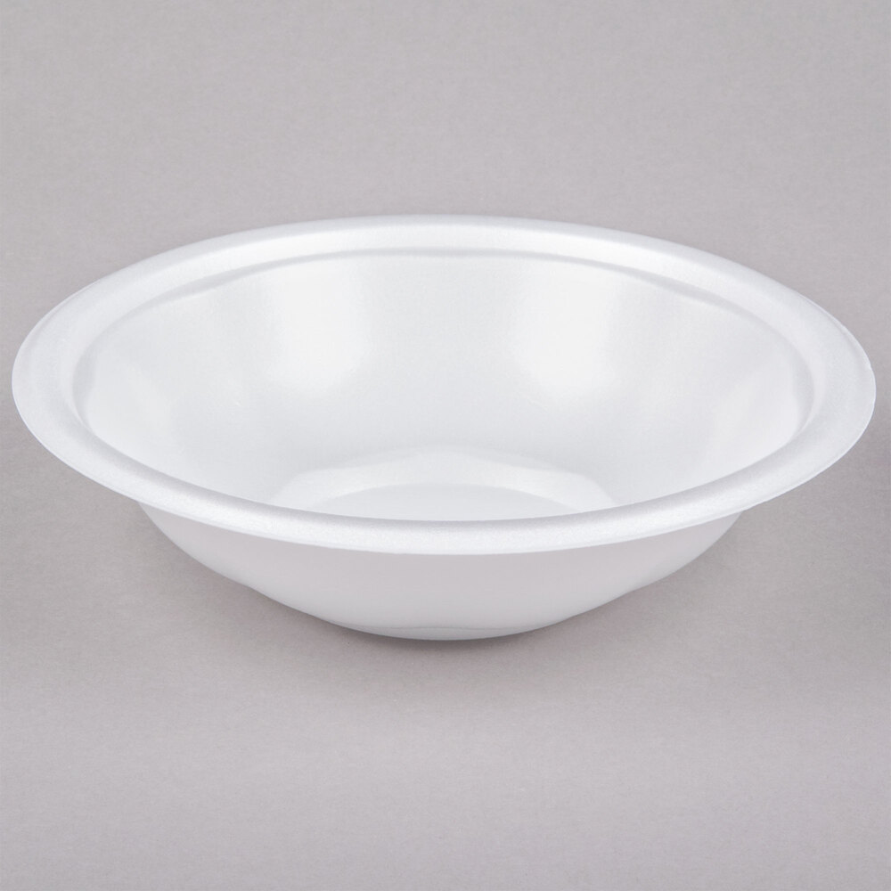 Genpak FW032 32 oz. White Foam Utility Bowl 400/Case