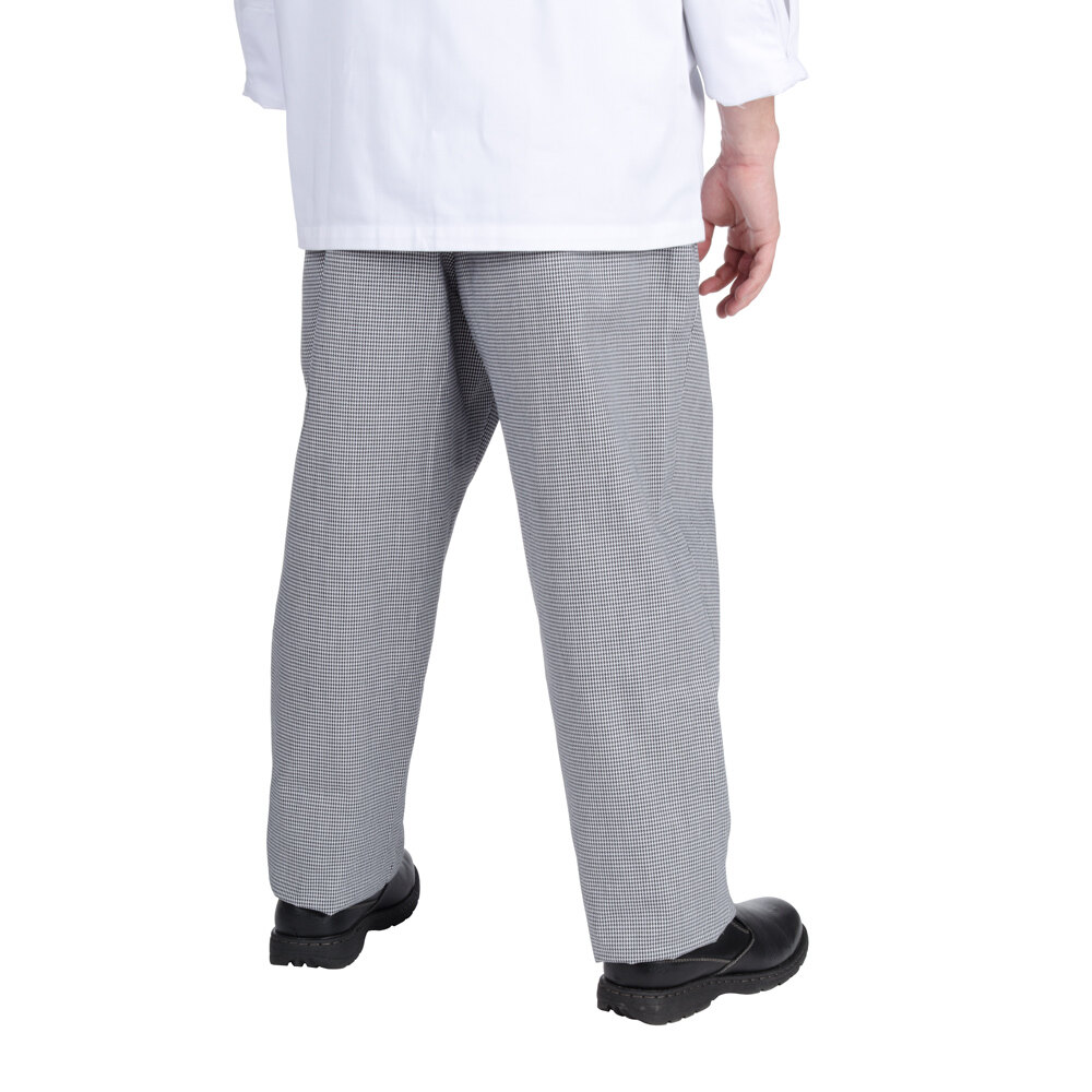 Chef Revival P018HT Houndstooth Executive Chef Pants PolyCotton Size L