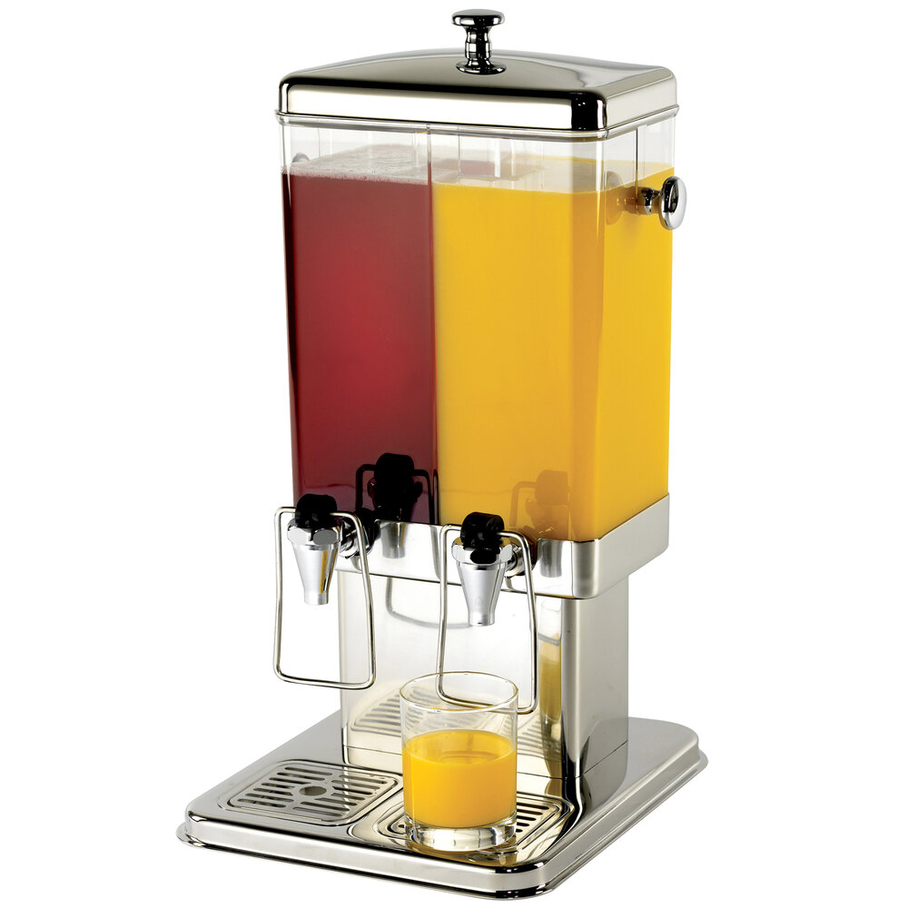 Tablecraft 70 Dual Cold Beverage / Juice Dispenser 3 Gallons