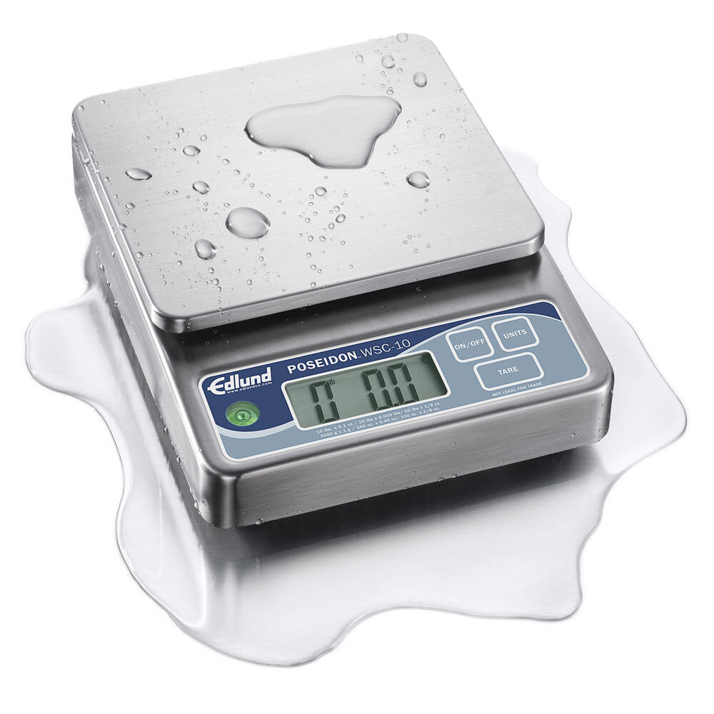Edlund WSC10 Poseidon 10 lb. Submersible Digital Portion Scale