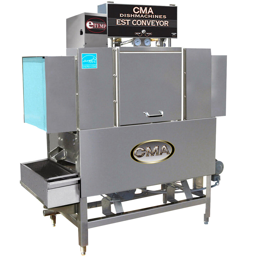 CMA Dishmachines EST44 High Temperature Conveyor Dishwasher Right to