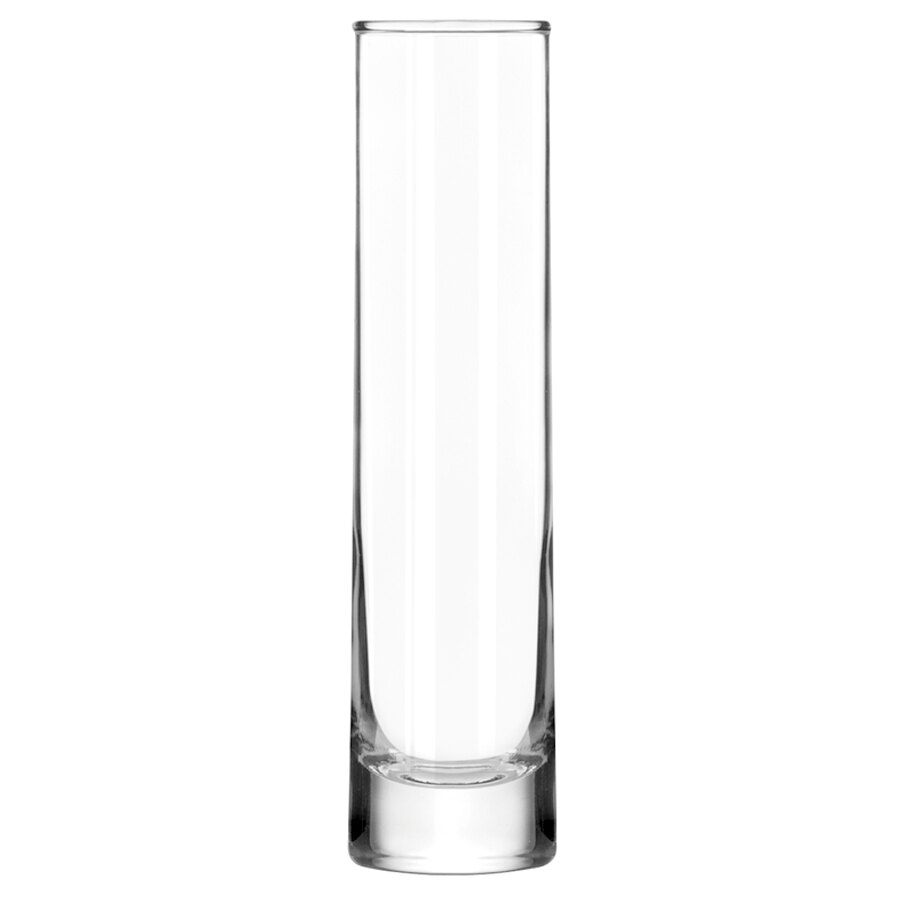 Libbey 2824 6.75 oz. Flute Glass / 7.5" Glass Bud Vase 24/Case