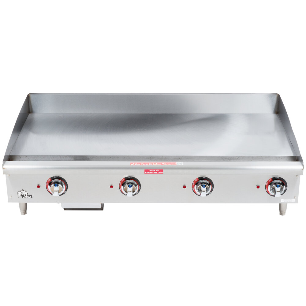 Star Max 548TGF 48" Countertop Electric Griddle with Snap Action