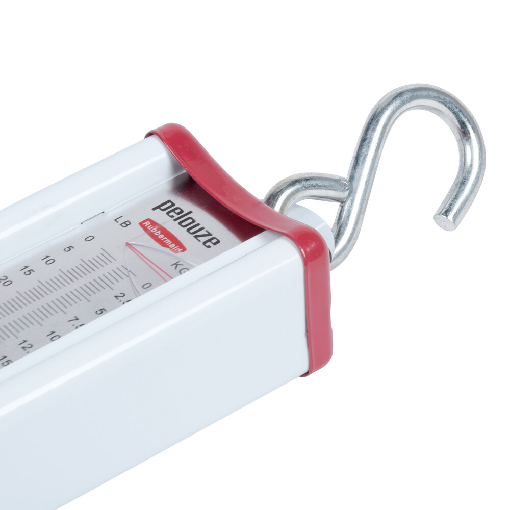 Rubbermaid Pelouze 7810 110 lb. Hanging Scale with Tare Industrial