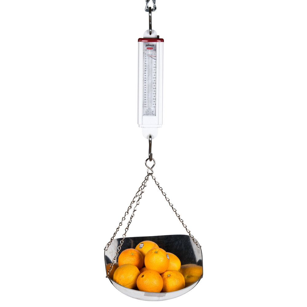 Rubbermaid Pelouze 7810 110 lb. Hanging Scale with Tare Industrial
