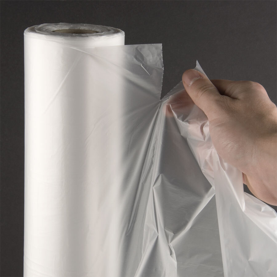 Choice 24" x 18" Plastic Produce Bag on a Roll 4 / Case