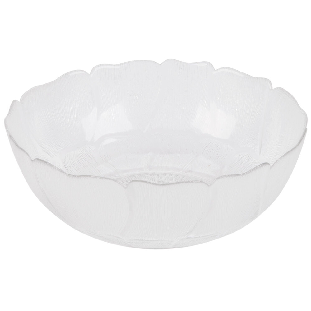 Cardinal Arcoroc 06626 3.5 Qt. Fleur Glass Bowl 6/Case