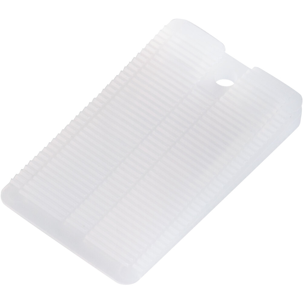 Wobble Wedge Tapered Translucent Hard Nylon Installation Shim 75 / PK