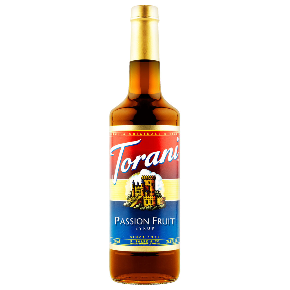 Torani 750 mL Passion Fruit Flavoring Syrup