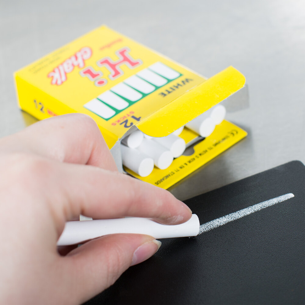 Choice White Chalk 12/Box