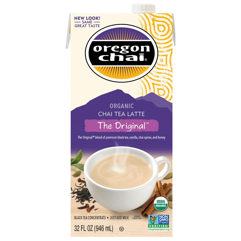 Oregon Chai Original Oregon Chai Tea Latte Concentrate 32 oz.