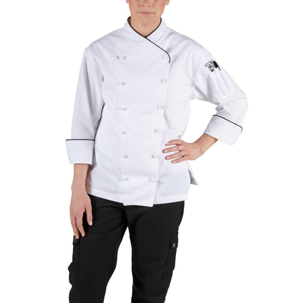 Chef Revival Gold LJ0082X Ladies ChefTex Size 20 (2X) Customizable